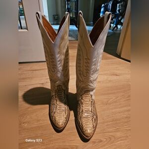 Womans Custom Built Snakeskin Boots